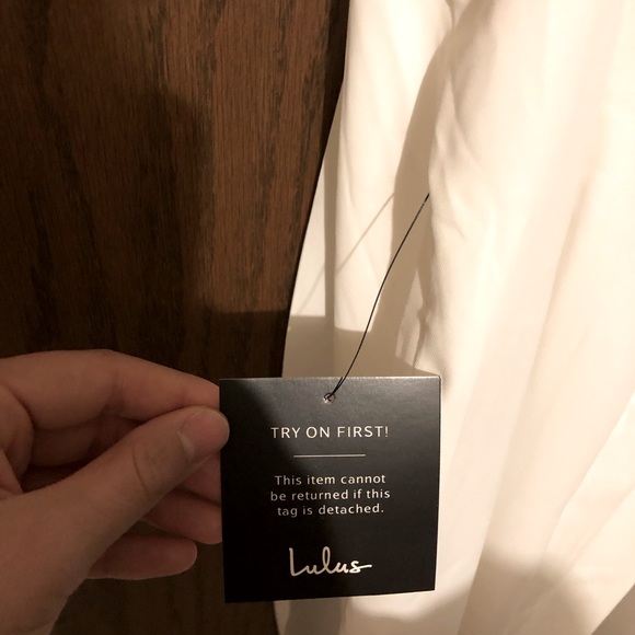 Lulus white cocktail dress - Picture 3 of 4